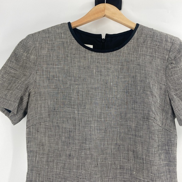 Talbots grey linen sheath maxi dress career work business - Picture 2 of 15